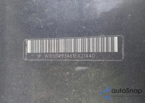 2001 BMW M3 z USA, uszkodzony, nr VIN WBSBR93461EX21440